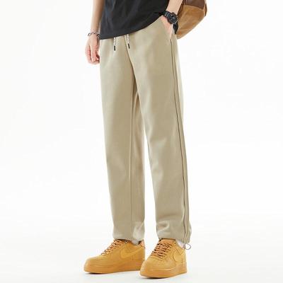 Men's Drawstring Straight-Leg Casual Pants