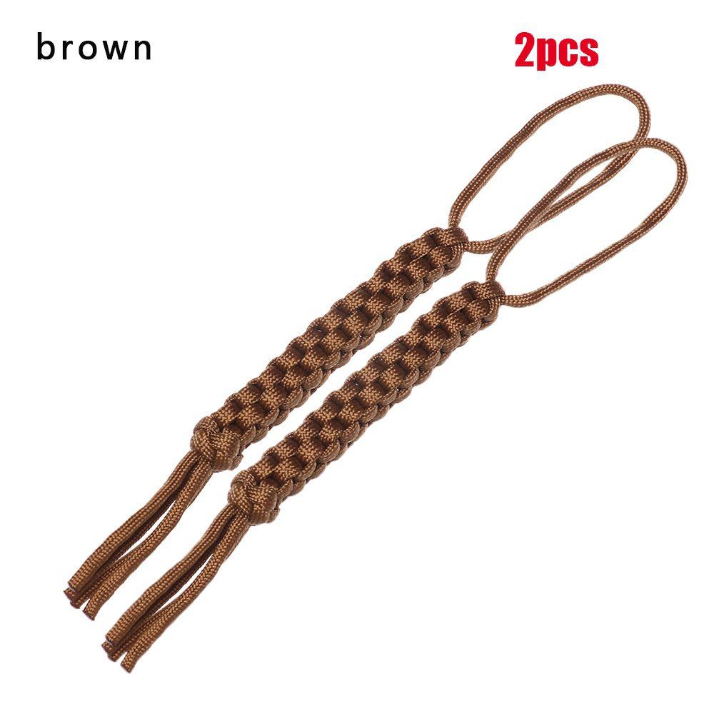 1/2pcs Camping Corn Knot Nylon Chain Tool Keychain DIY Tools Falling Paracord Rope Ornaments 7 Strands Ropes Knife Pendant