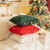 1PC LOZUJOJU Fashionable Christmas Style Pillow Cover Embroidered Gold Wire Cushion Cover for Sofa Living Room Bedroom Home Decor