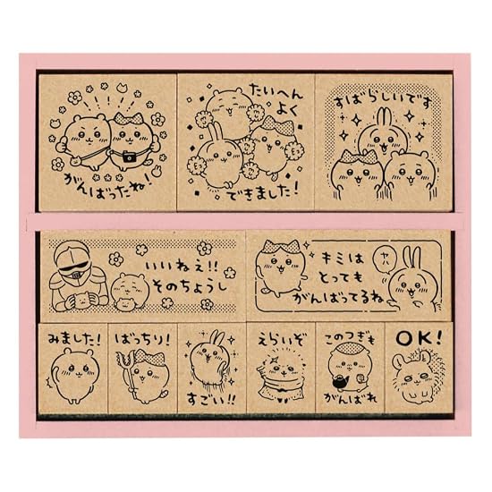 Beverly Stamp Chiikawa Reward Stamp Wooden SDH-127