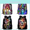 Poppy Playtime Kapitel 4 Rucksack mit großem Fassungsvermögen 15 Zoll Laptopfach Cartoon Anime Design Oxford-Gewebe Für Schulkinder Jugendliche