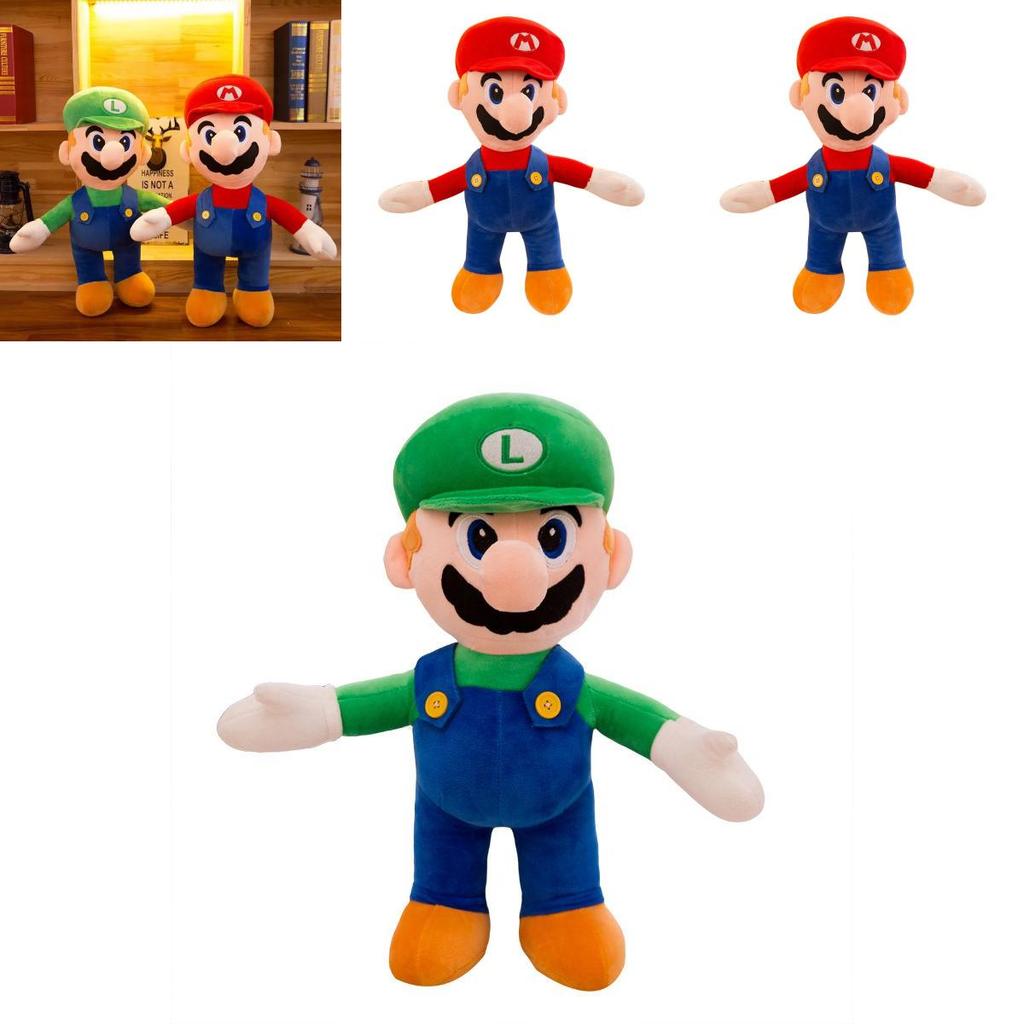 Adorable Mary Plush Toy Cartoon Mario Doll Pillow For Childrens Birthday Gift