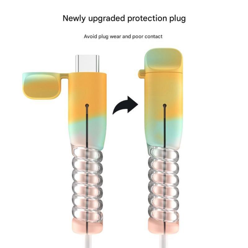 Soft Silicone USB C Connectors Cover With AntiDust And Water Resistance For Type C Chargers Cord