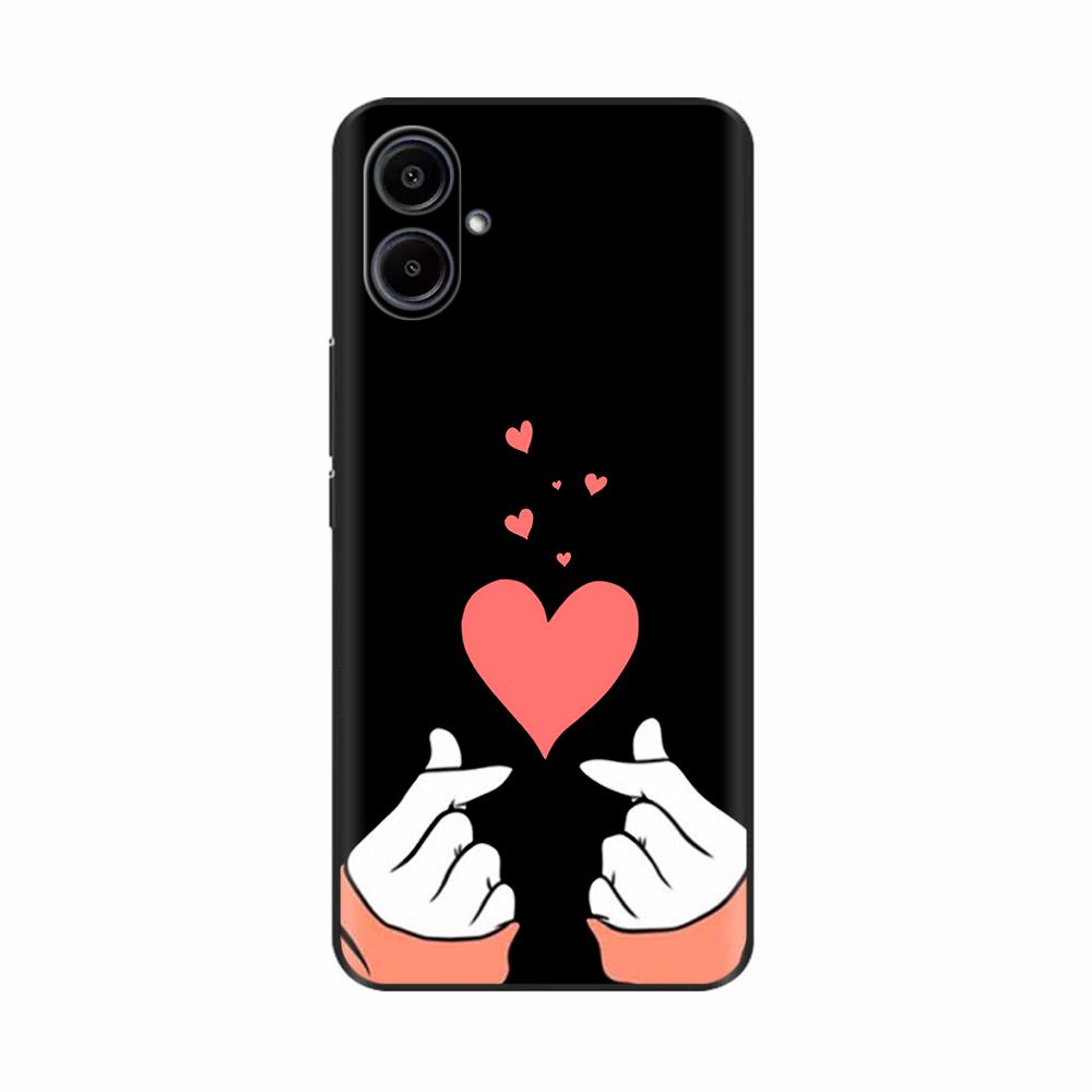 For Samsung A07 4G Case Beautiful Flower Protective Anti-fall Silicone Phone Back Cover For Samsung Galaxy A07 Cases A 07 Fundas