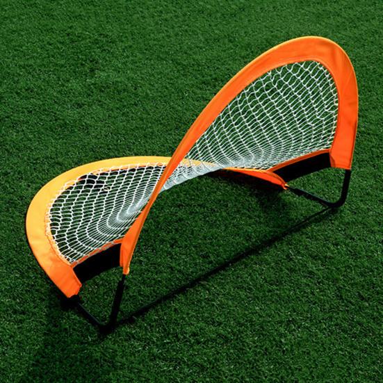 Outdoor Movable Soccer Goal Net Enhance Accuracy & Skills Improve Wear-Resistant Foldable Football Shot Mesh Practice Football Target Net
