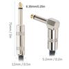 Guitar Cable Right Angle to Straight 6.35mm Audio AMP Cord for Professional Stage Playing 10 pi