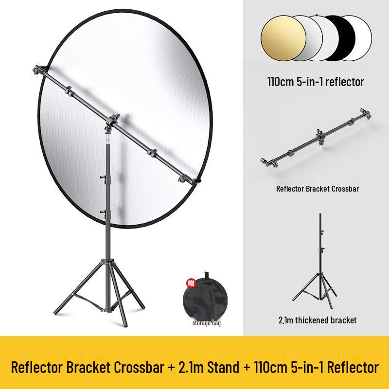Adjustable Tripod with Folding Diffuser Board for Photography and Live Broadcast Lighting