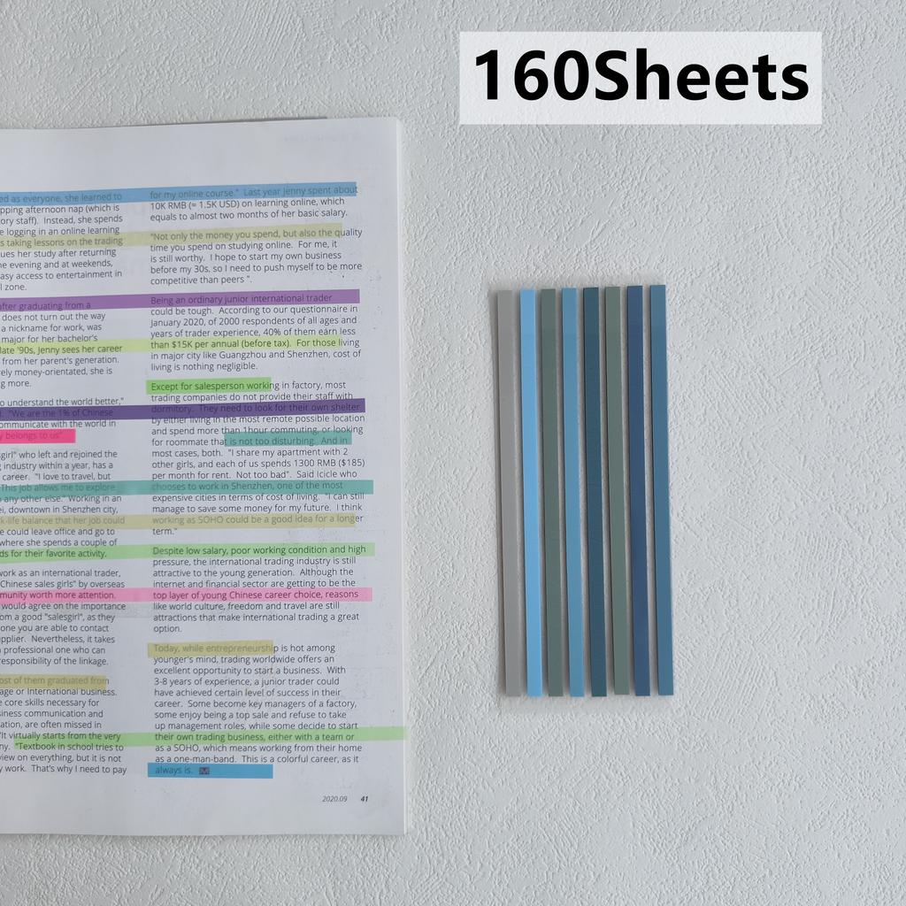 KindFuny 160 Sheets Sticky Note Transparent Sticky Note Index Tabs Arrow Flags for Page Marker Planner  Office School
