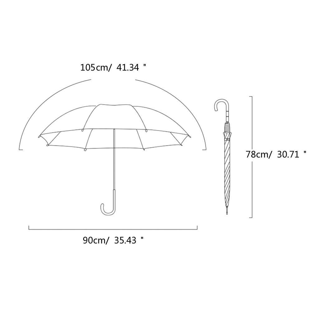 Folding Umbrella Household Durable Gadgets Rain Gear Transparent Enlarged and Thickened Small Plastic Umbrella Thickened