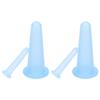 4pcs Cupping Set Massage Therapy Cups Convenient Practical Compact Lightweight Soft Flexible