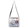 Chinese Style Doublesided Embroidered Flower Canvas Crossbody Bag For Casual Outings