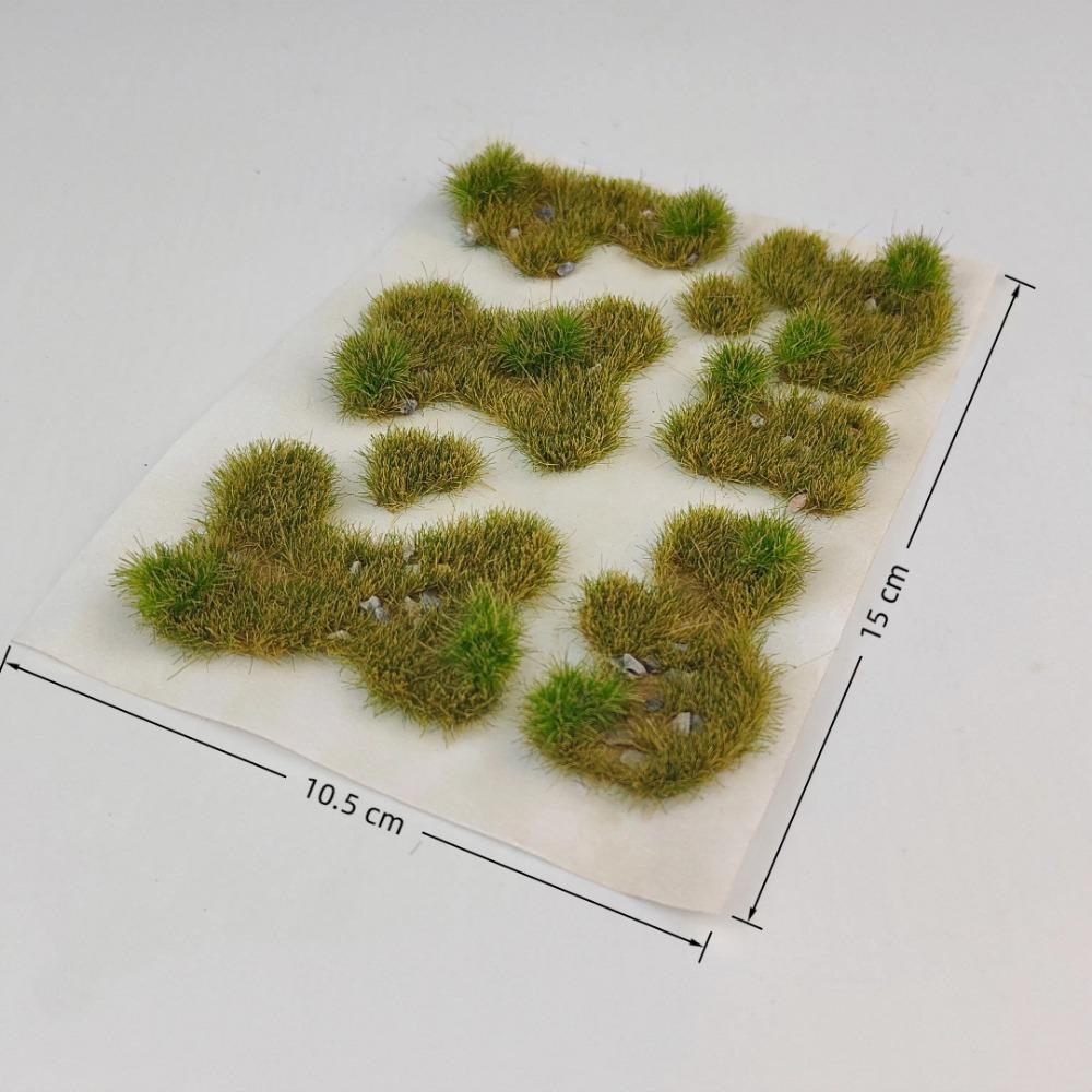 Multicolor Mini Grass Clusters Building Models Photo Props Artificial Grass Clusters DIY Accessories Sand Table Scenes Model
