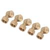 5PCS G1 2in Female Thread Brass Deck Jet Nozzles Durable Waterscape Fountain Nozzle Automatic Waterscape Nozzle for