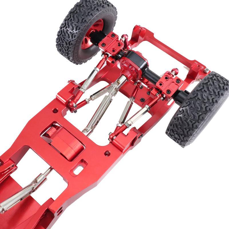 MN82 Series RC Cars Model Upgrade Parts Rear Axle 4-Link Conversion Bracket Set For LC79 RC Pickup Truck Modification Accessory
