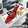 Cristiano Ronaldo Personalized Large Mouse Pad Custom Name Text Extended Desk Mat Gaming Mousepad