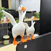 Lovely Magnetic Gooses Key Holder Ornament Gooses Duck Statue Sculpture,Tool Holder Home Decorations Housewarming Gift