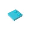 50pcs 33909 Tile Accessories DIY Plastic Plates Building Blocks 2x2 Modified Thin Bricks MOC Compatible Educational Toys for Kid