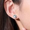 Exquisite Silver S925 Round D Color 1-3 Carat Moissanite Earrings for Fashion Women Weddings Stud Earrings Jewelry