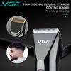 VGR V-661 New Hair Clipper with Metal Body Hair Trimmer for Home Use Carving Pusher High Battery Life Oil Head Clipper Electric Home Razor Shaver