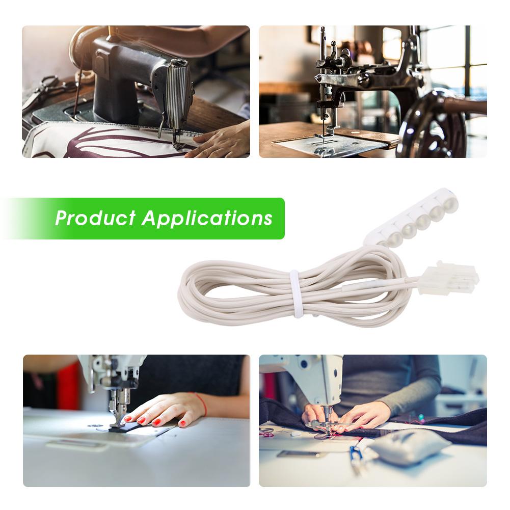 0.3W 5V 6 LED Nähmaschinenzubehör LED Arbeitslicht Tischlampe