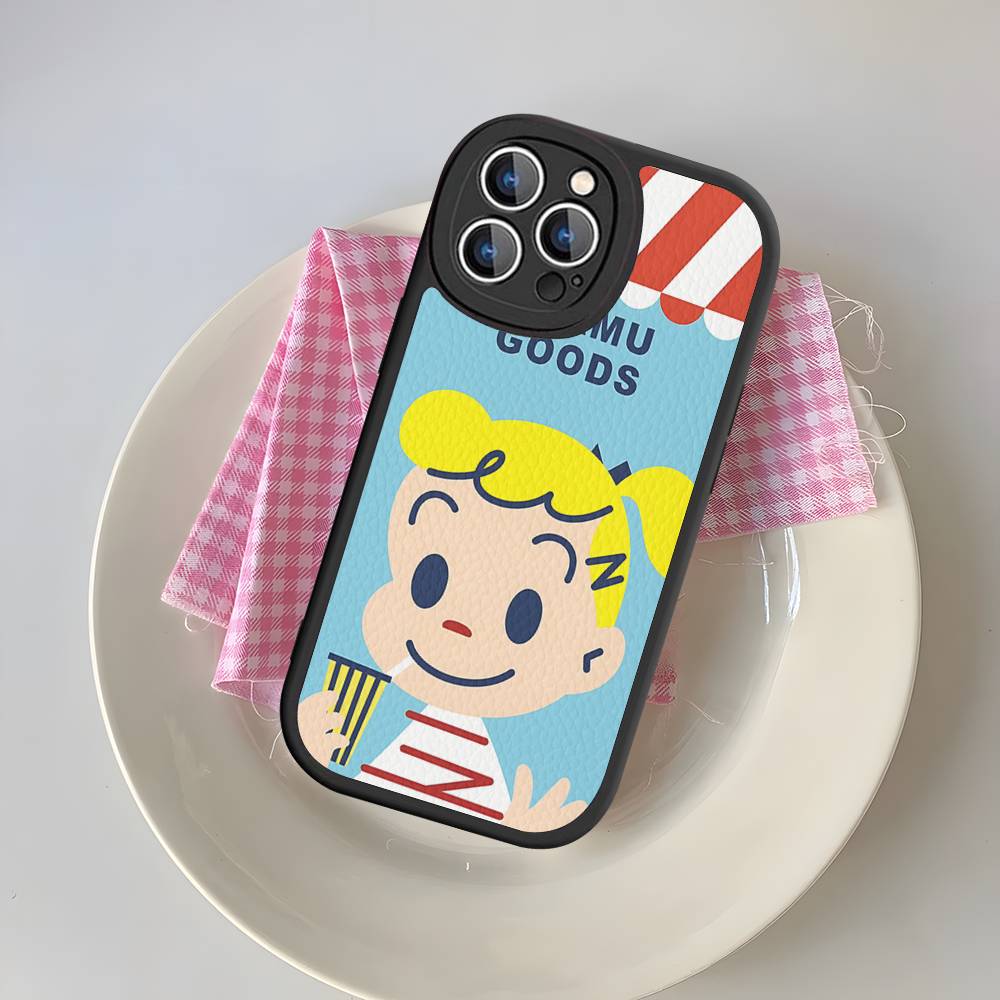 Fashion Osamu Goods Phone Case For IPhone 16 15 14 13 12 11 Pro Max Plus Shockproof Leather Cover