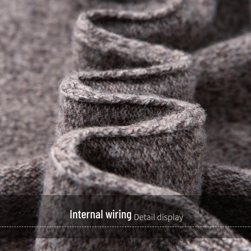 Men's Faux Two-Piece Thickened Warm Wool Blend Sweater