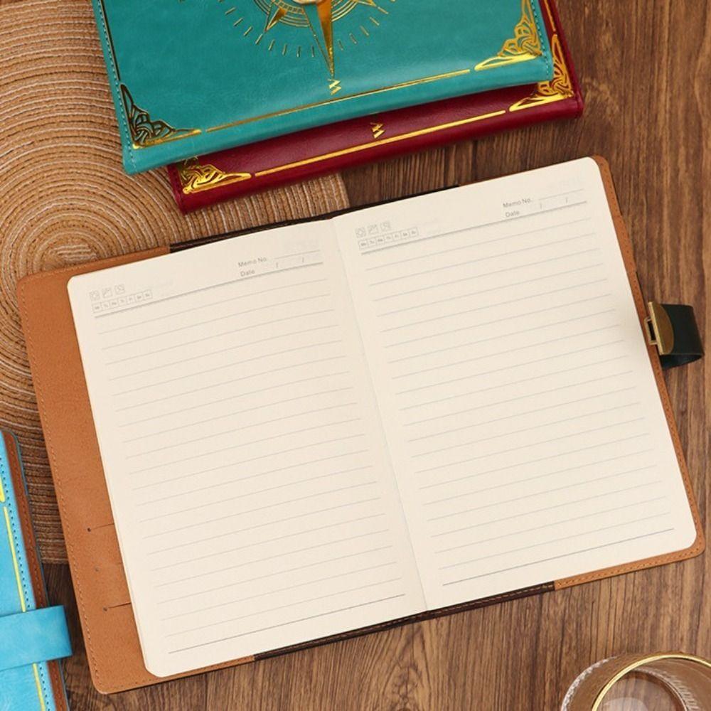 Diary Password Lock Notebook A5 Vintage Codebook Creative Retro Notebook  Student