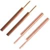 2 Pieces 18650 Battery Alumina Copper Electrode for Head for Polymer Battery Lithium Battery Electrical Work Wear Resist