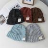 New Women Slouchy Loose Winter Hats Decoration Beanie Hats For Women Warm Beanie Streetwear Cap Hats Outdoor Winter Knitted Hat