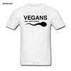 Funny Vegans T Shirts Vegans Also Need Protein Men's White T Shirt Slogan Letter Print White Ts