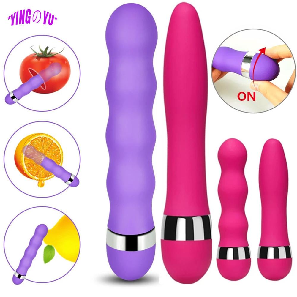 Big/Small Dildo Vibrator AV Stick G Spot Magic Wand Anal Plug Beads Adult Games Erotic Sex Toys for Women Lesbian 18