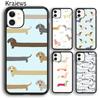 Dachshund Sausage Dog Phone Case Cover For iPhone 17 Air 16 15 14 Plus 12 13 Pro Max Coque Shell Fundas