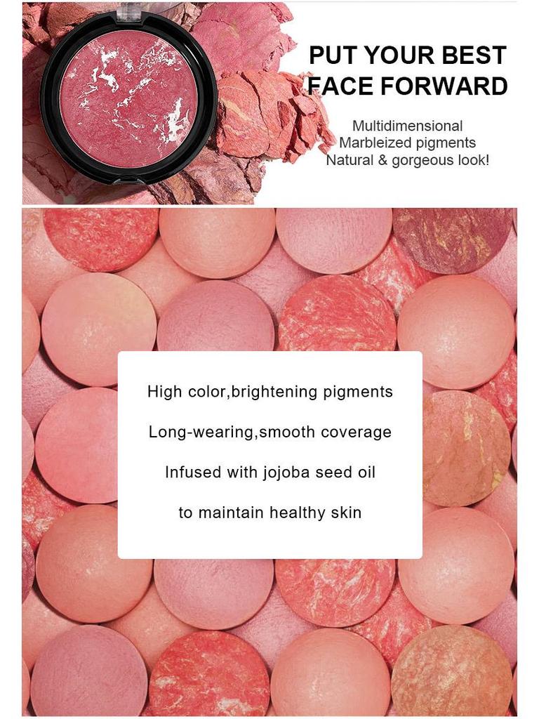 Exklusive, grenzenübergreifende, langanhaltende Rouge-Palette mit mattem und schimmerndem Finish