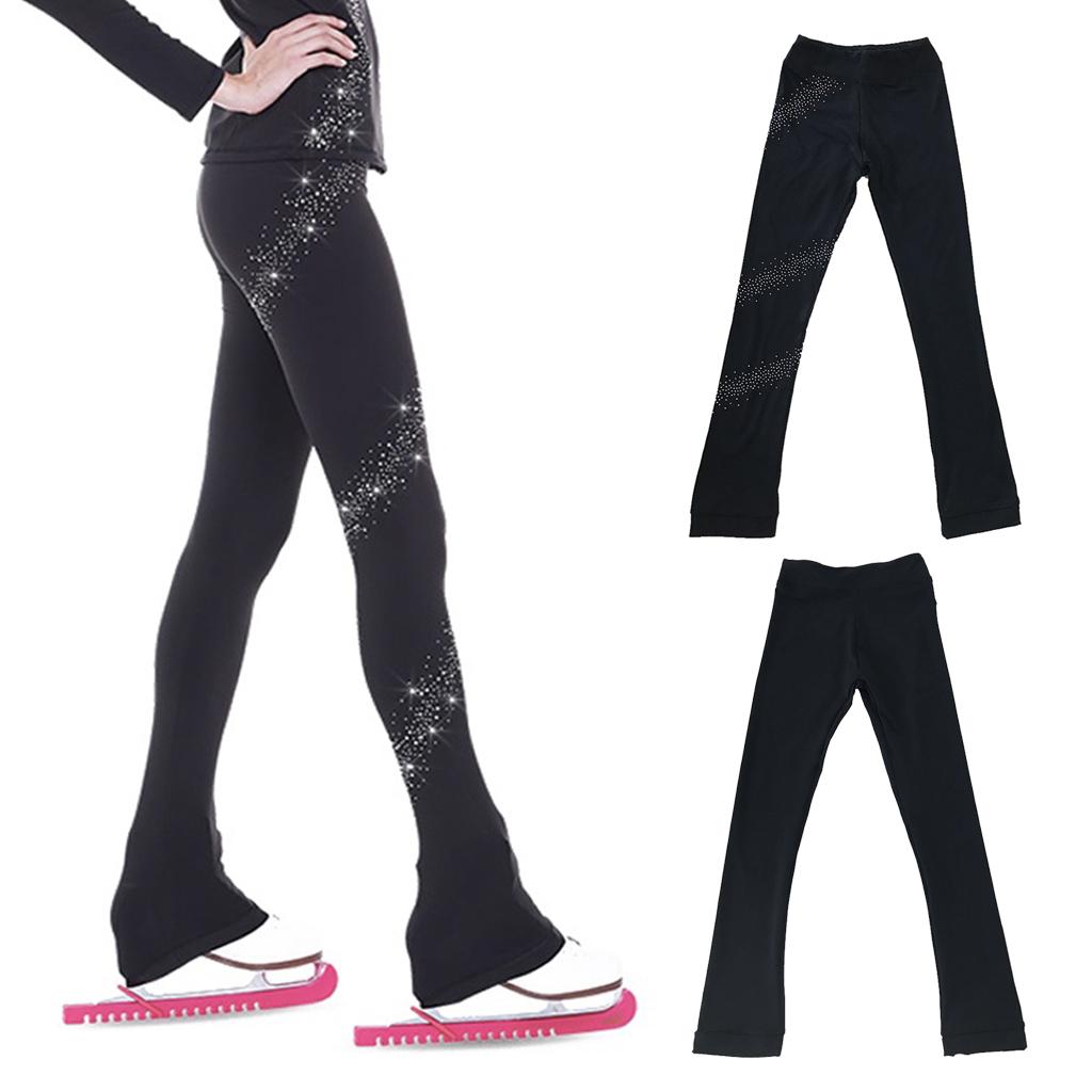 Durable Skating Pants Tights Figure Skinny - Wind and Abrasion Resistant, Fits for