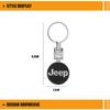 Portabicchieri Emblema Auto Portachiavi styling Portachiavi Accessori Per Jeep Grand Cherokee Wrangler JK Gladiator Compass Renegade Patr