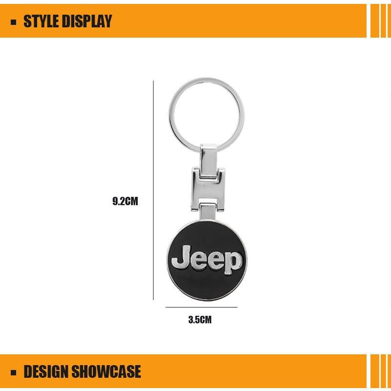 Portabicchieri Emblema Auto Portachiavi styling Portachiavi Accessori Per Jeep Grand Cherokee Wrangler JK Gladiator Compass Renegade Patr