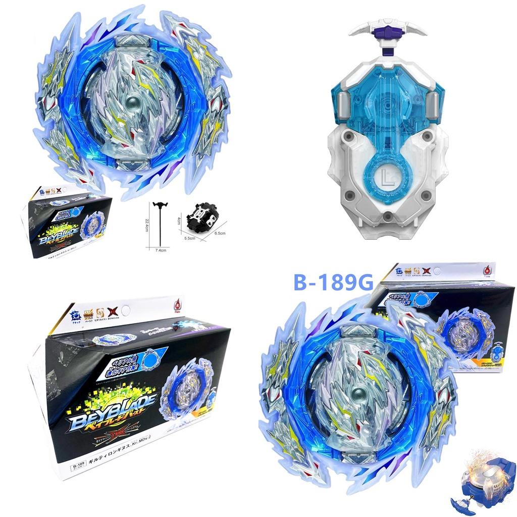 Beyblade Burst B-189 Sulița Sacră a Vinovăției Kr Mds-2 Spinner Colorat cu Mâner Lansator
