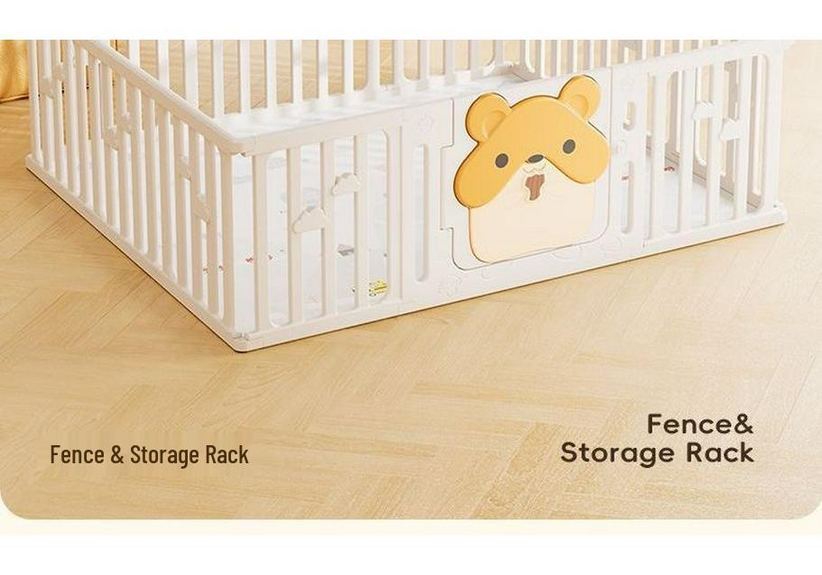 Parc pour bébé d'intérieur et tapis d'éveil: Aire de jeux pour tout-petits avec garde-corps de protection