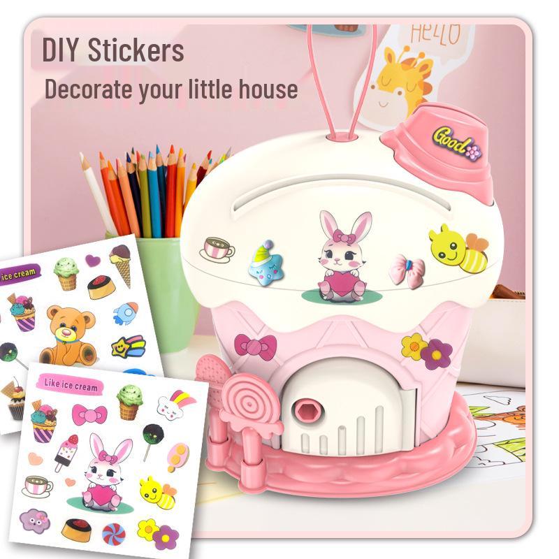 Password-Protected Piggy Bank: Large Capacity Money Box for Kids' Savings - Perfect Gift for Birthdays & New Year