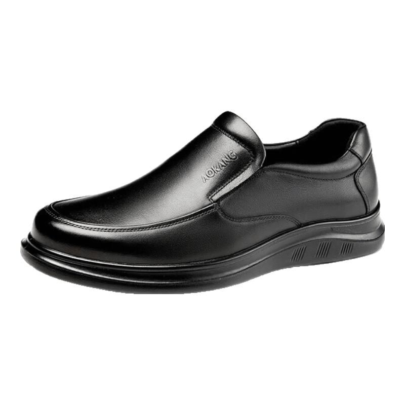 Aokang Men s Business Casual Slip-on Leather Shoes 44