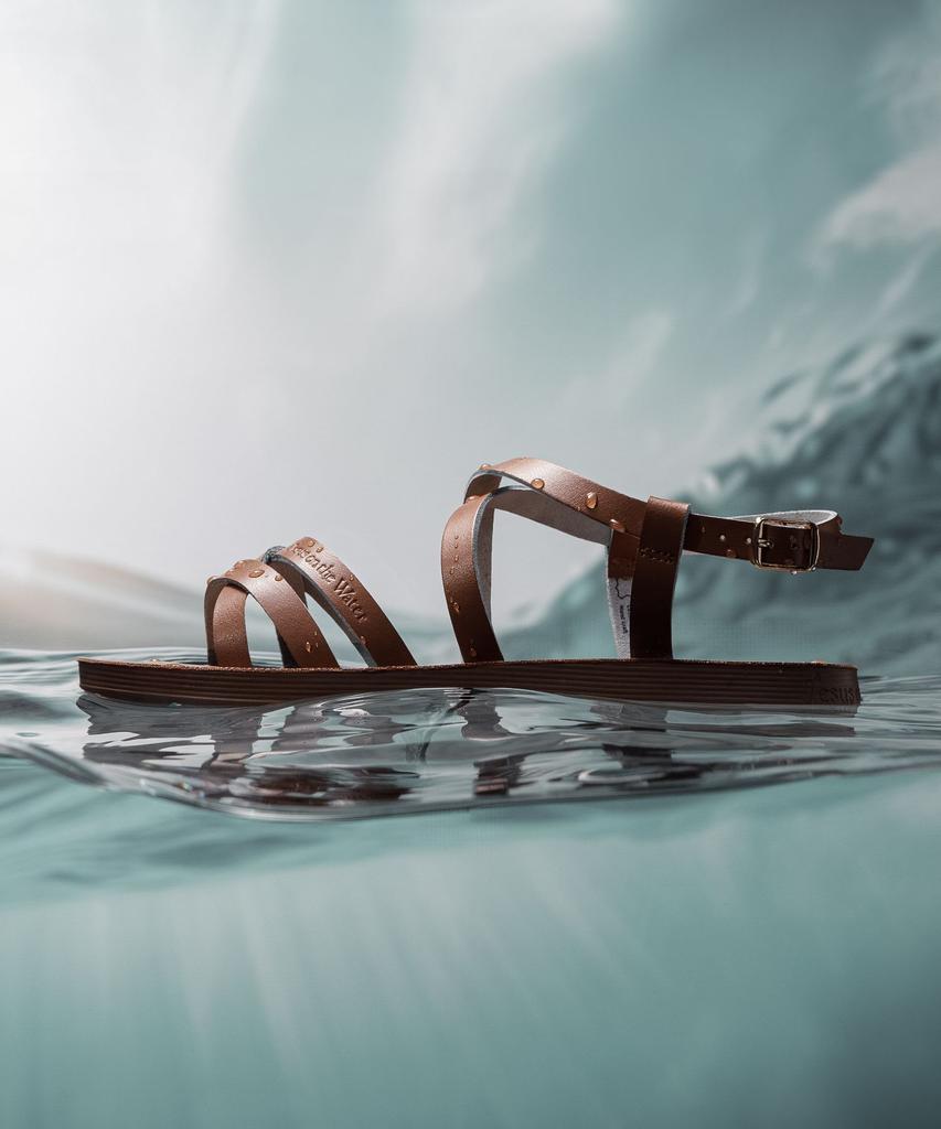 Jesus On The Water Jesus Sandal Negev Cowhide Strap Sandals 2Cm -Jow108 (4Color) (B Type)