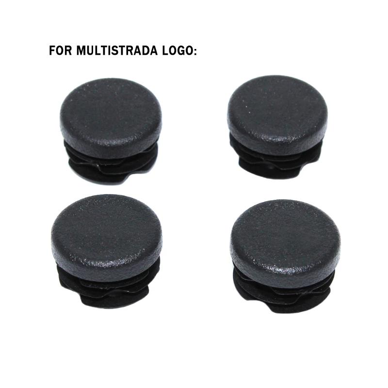 

4 шт. Винты обтекателя мотоцикла Заглушка крышки отверстия рамы Декор Заглушка Набор крышек рамы для Ducati Multistrada 1260 1260s 2018-2020 2021
