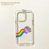 Phone Case For IPhone 17 16 16e 15 14 13 12 11 Mini Pro Max X XR XSMax 7 8 Air Plus Transparent Back Cover Cute N-Nyan Cat Hot