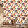 Boho Cream and Coral Wallpaper for Living Room and Bedroom 50x1000
