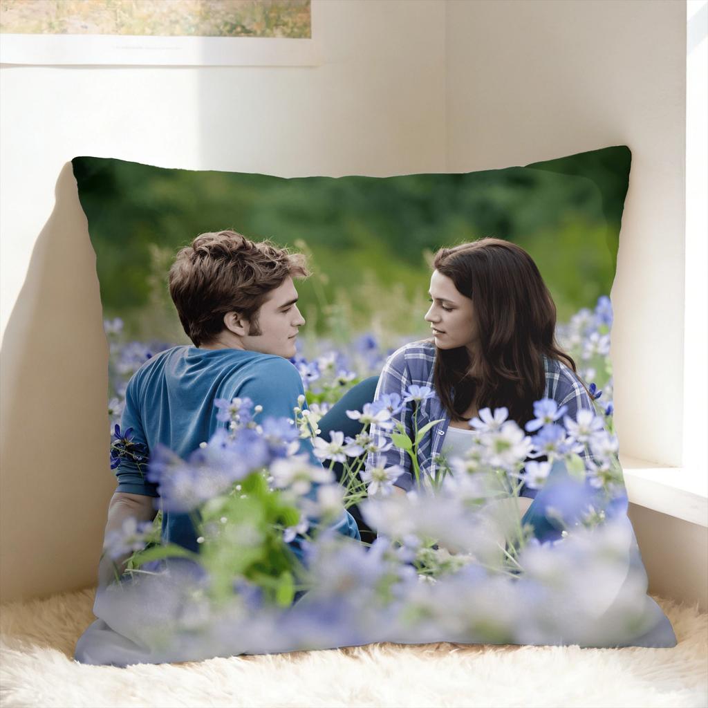 Edward Cullen Pillow Cover  Retro Trendy Pillow Case For Couch Sofa Bedroom Comfy Cushion Cover Birthday Present