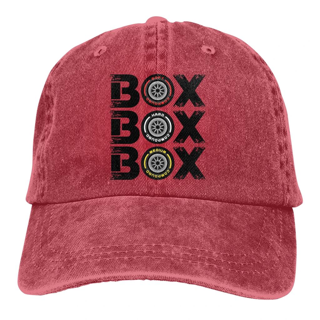 Box Box Box F1 Tyre Compound V2 Baseball Cap Men Formula 1 F1 Caps colors Women Summer Snapback Caps