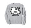 Hello Kitty US Design Face Glasses Sweatshirt