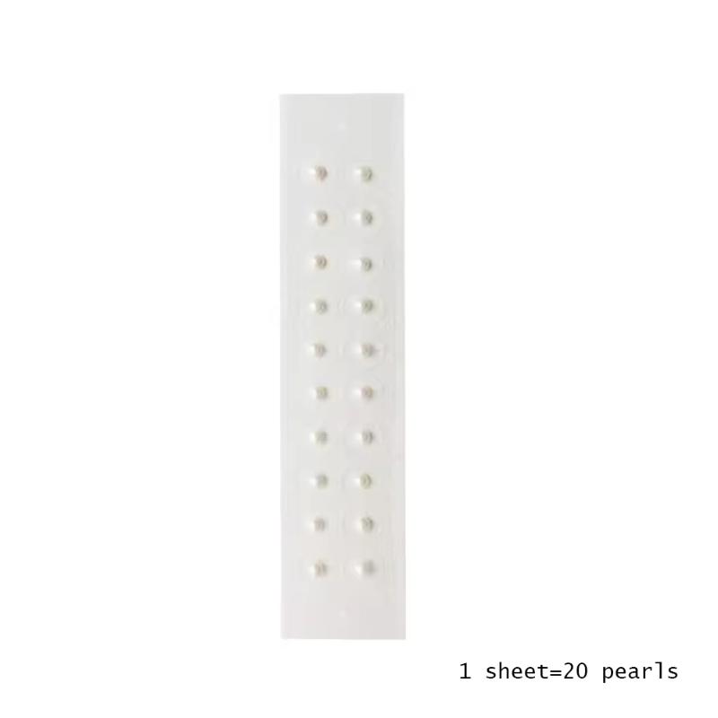 1/5/10 Sheets Ear Pressure Stick Acupuncture Magnetic Beads Auricular Ear Stickers Massage Ear Stickers Clear Ear Point Stickers