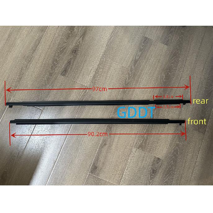4 ks Gumové lišty vnějších oken USA nebo EU pro Toyota RAV4 2009-2012 75720-0R020 Ochrana skla Vodotěsná lišta pro sklo RAV-4 XA30