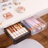 Under-Desk Transparent Adhesive Drawer: Large Hidden Storage Box for Office Desks